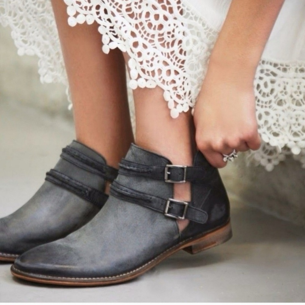Free people leather booties‎